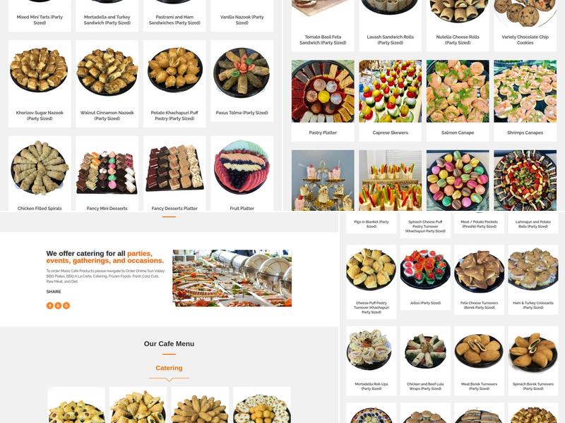 Masis Bakery Menu