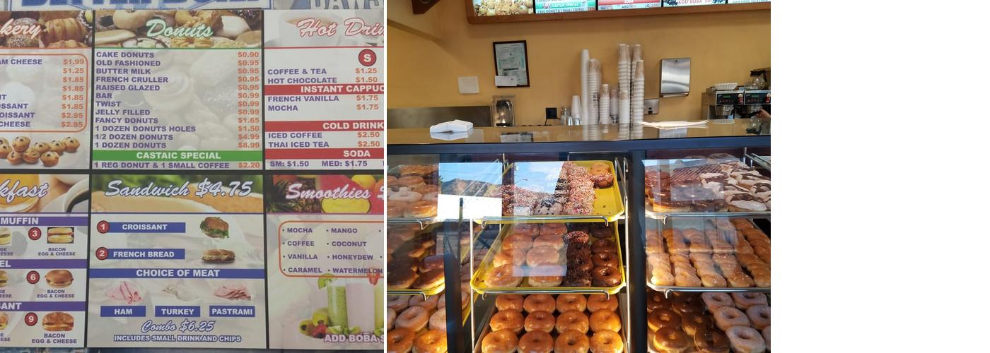 Castaic Donuts Menu