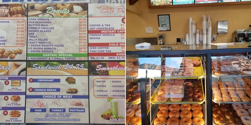 Castaic Donuts Menu