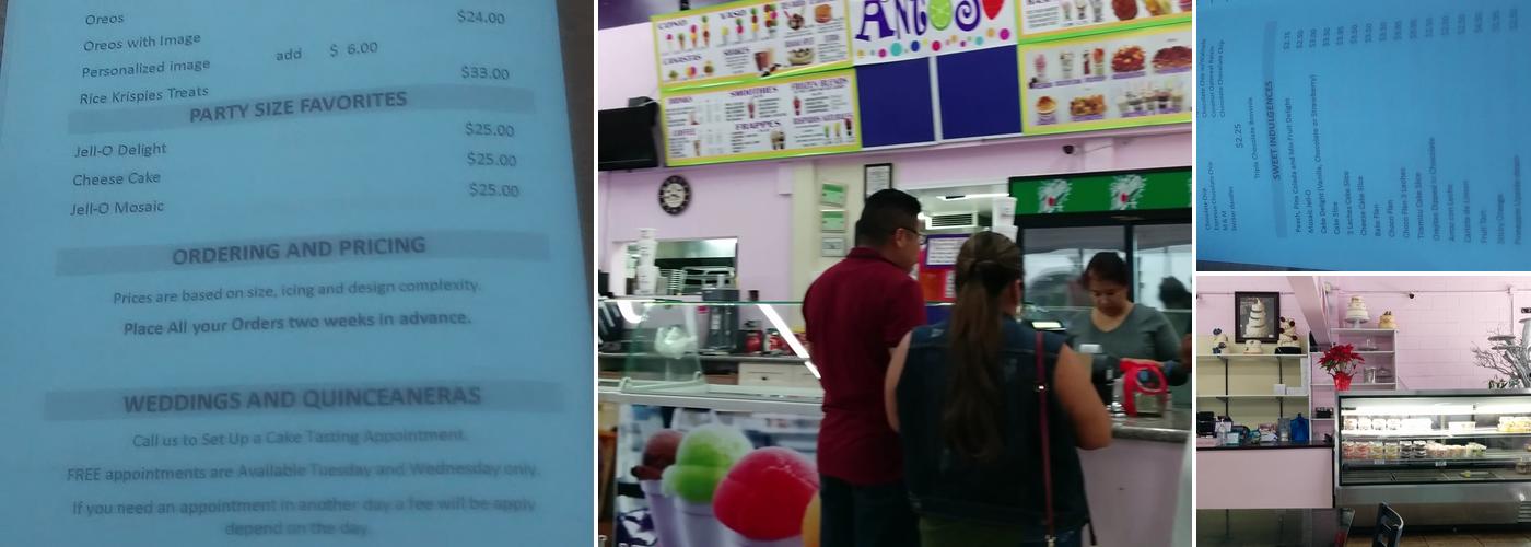 A Little Piece of Heaven *Cake Studio* Menu