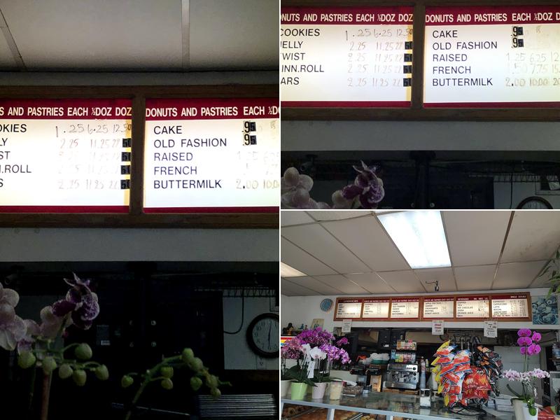 Happy Donuts Menu