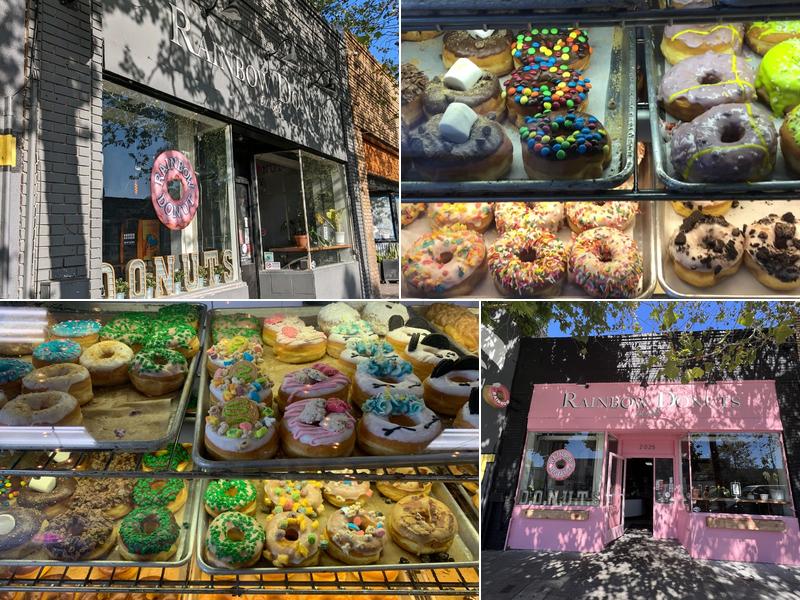 Rainbow Donuts