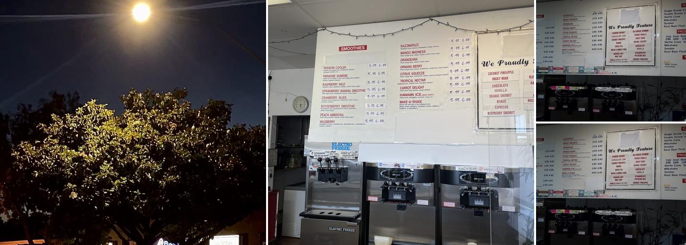 Solano Yogurt & Ice Cream Menu