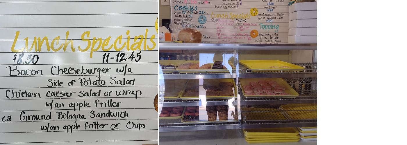 North Branch Bakery Menu