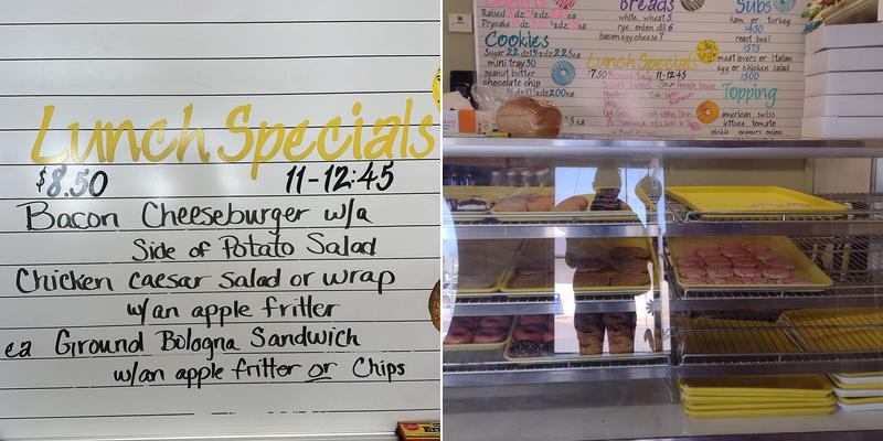 North Branch Bakery Menu