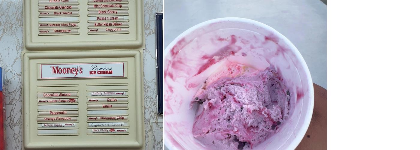 Mayfield Ice Cream Parlour Menu