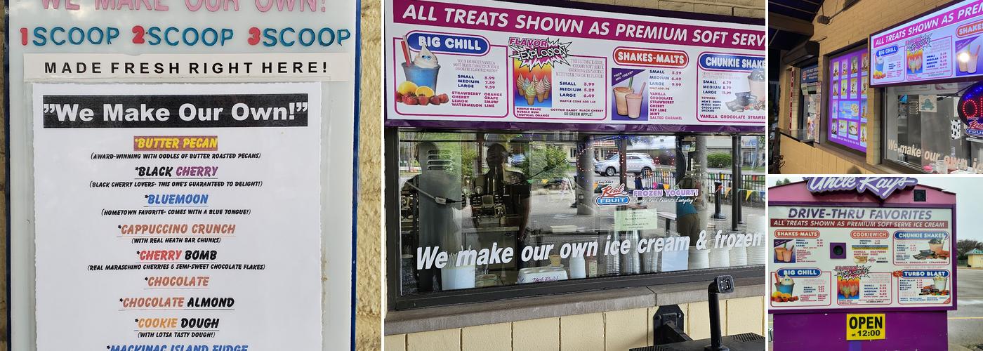 Uncle Ray's Dairyland Menu