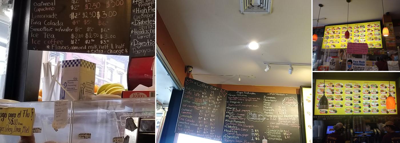 Princesa Bakery Menu