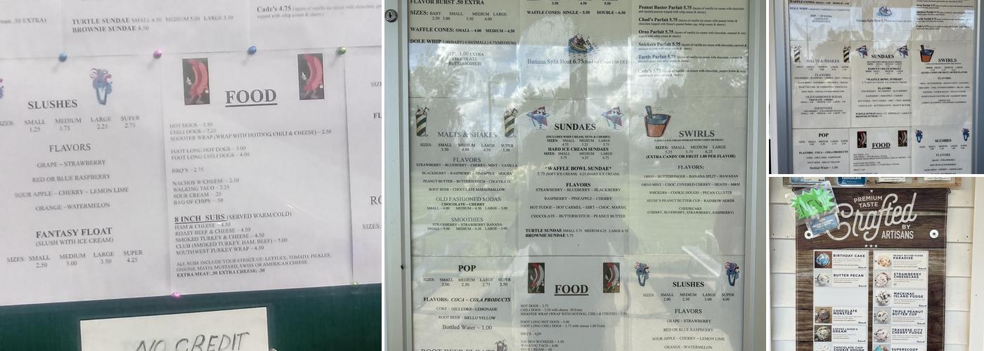 Fantasy Twirl Menu
