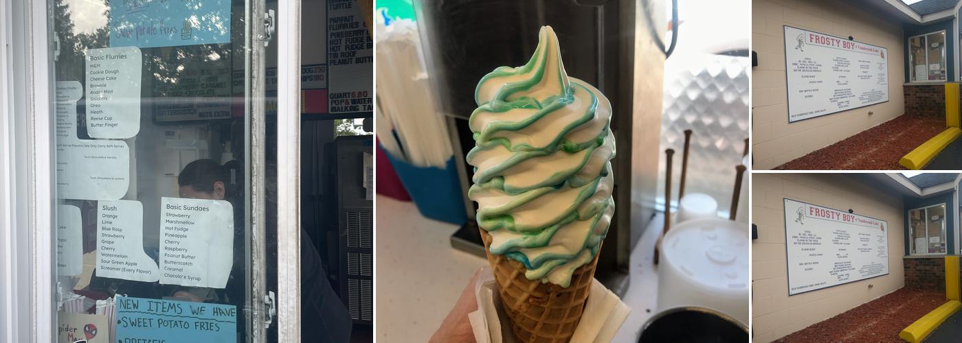 Frosty Boy of Vandercook Lake Menu