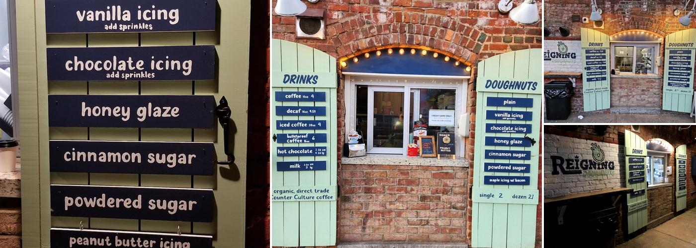 Reigning Doughnuts Menu