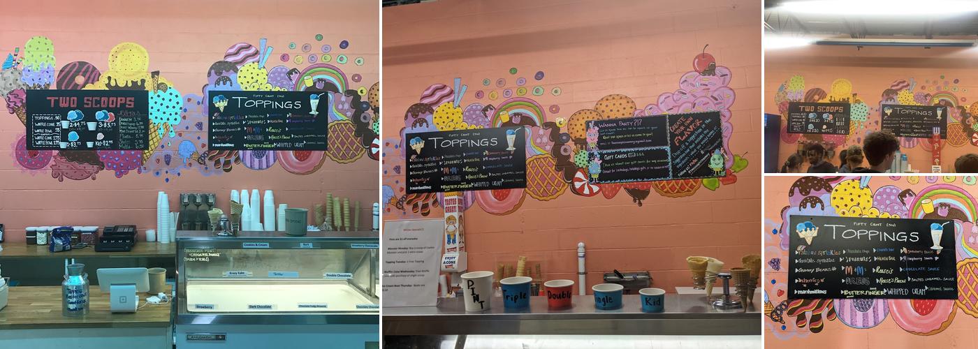 Two Scoops Creamery Plaza Midwood Menu