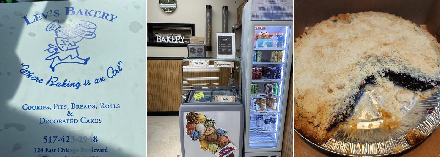 Lev's Bakery Shop Menu