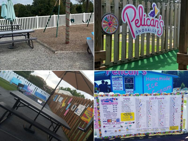 Pelican's SnoBalls Menu