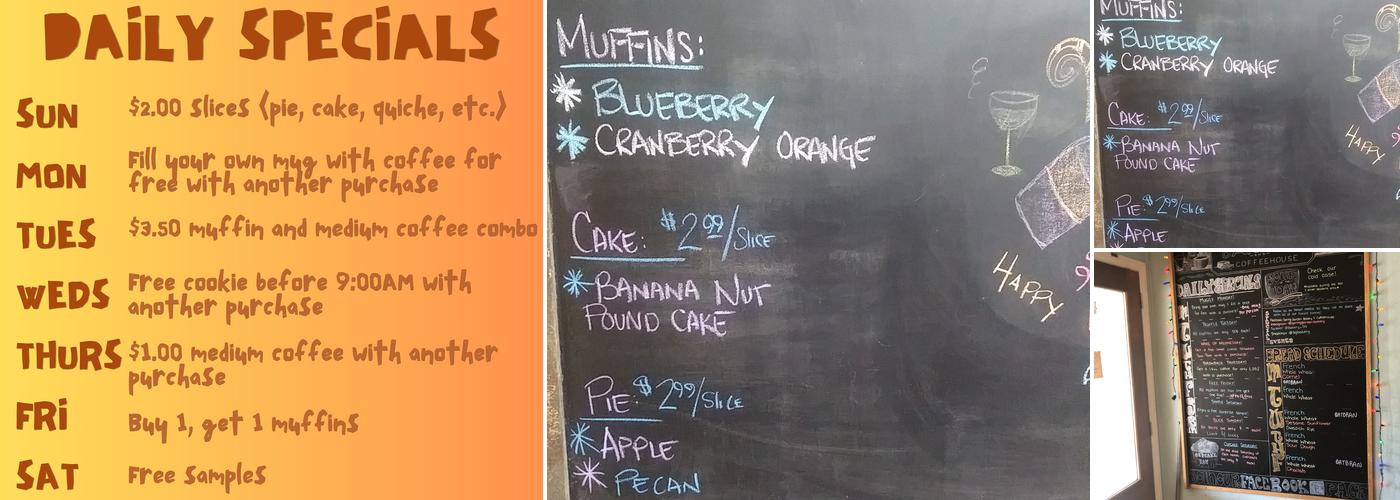 Spring Garden Bakery & Coffee Menu