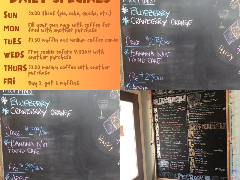 Spring Garden Bakery & Coffee Menu