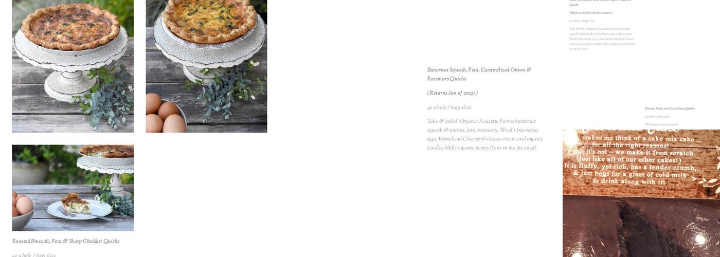 Maxie B's Menu