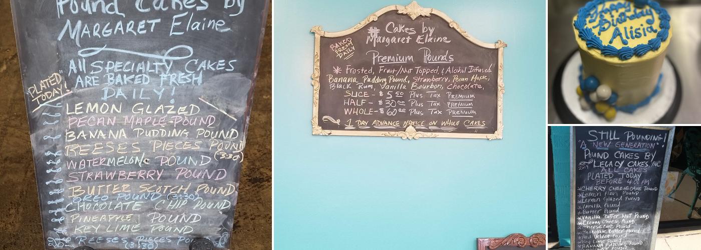 Pound by Legacy Cakes, Inc. Menu