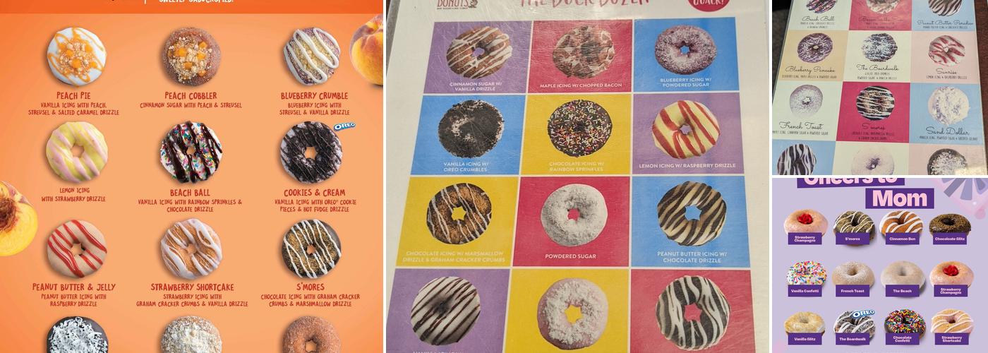Duck Donuts Menu
