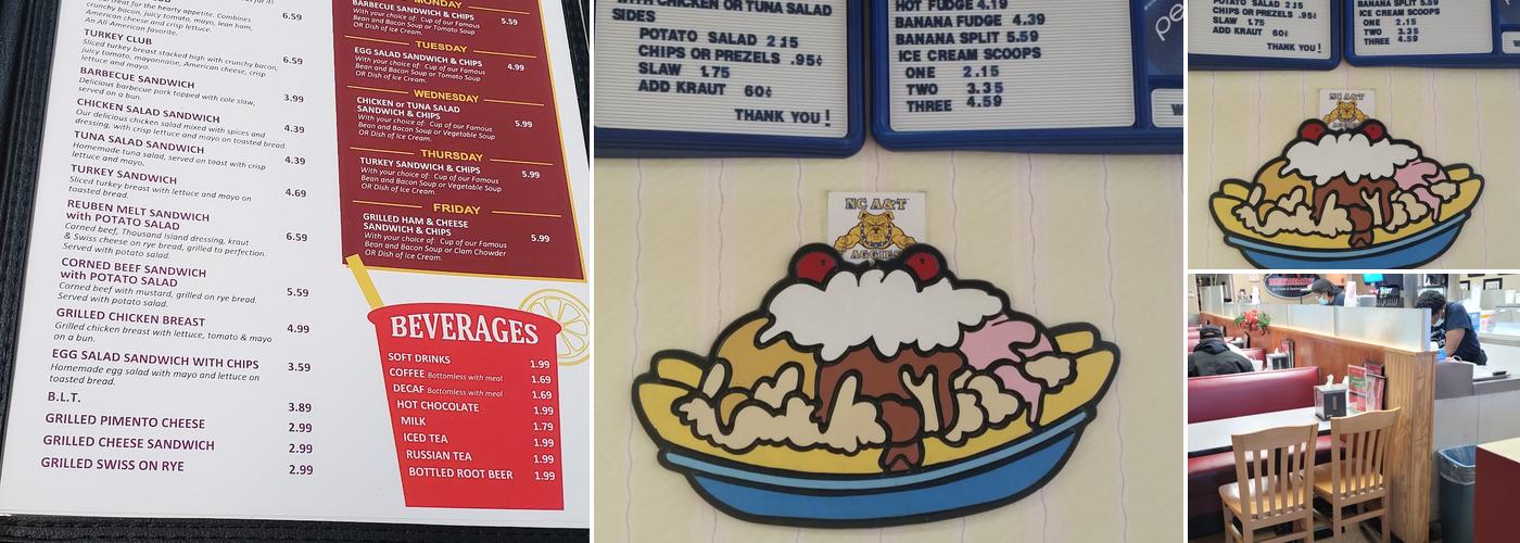 Mayberry Ice Cream Menu