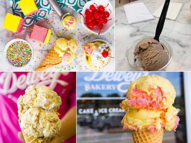 Blue Ridge Ice Creams at Dewey's Bakery