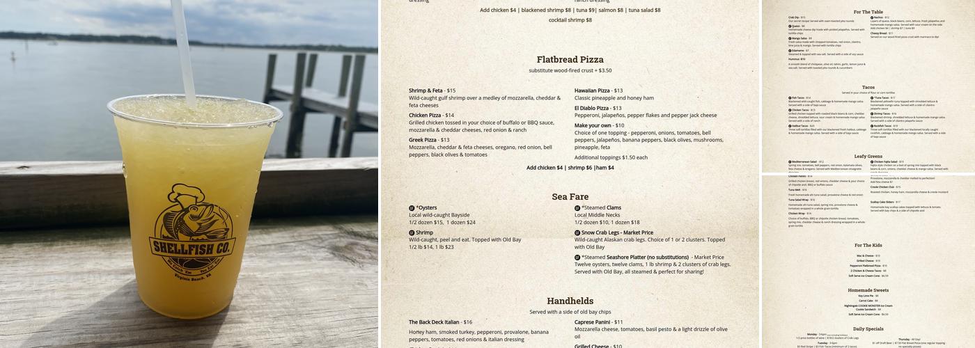 The Back Deck Menu