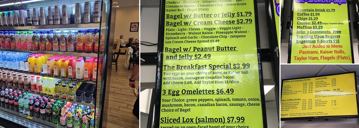 Bagelman Bagels Menu