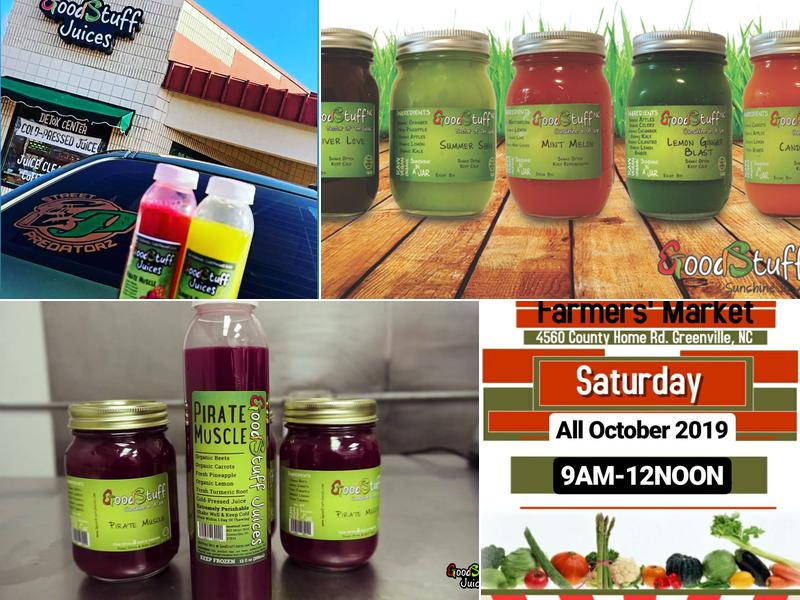 GoodStuff Juices 27858, 803 Moye Blvd, Greenville