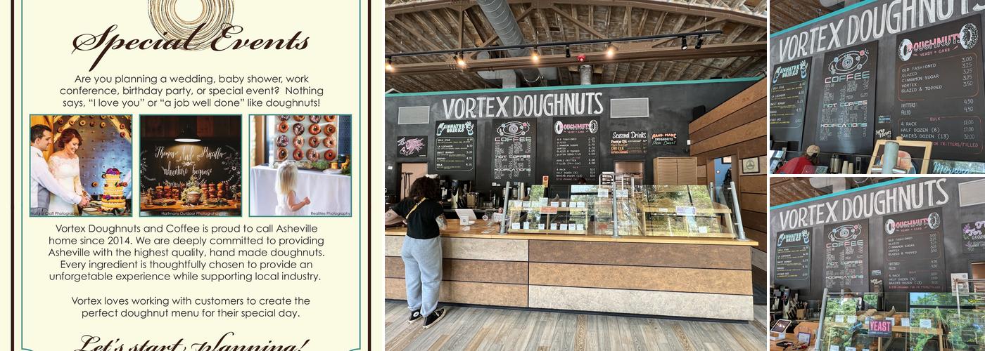 Vortex Doughnuts Menu