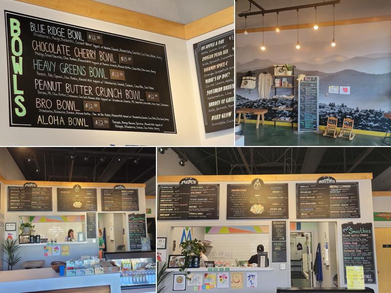 Mountain Juicery Menu