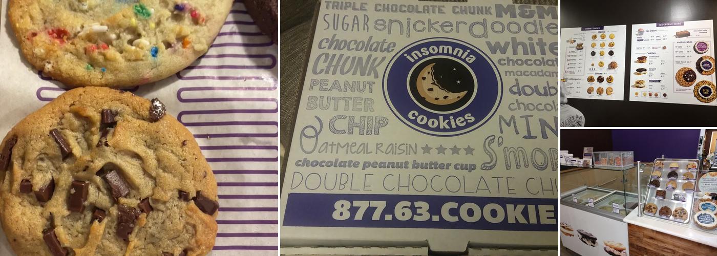 Insomnia Cookies Menu