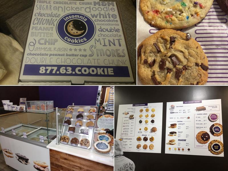 Insomnia Cookies Menu