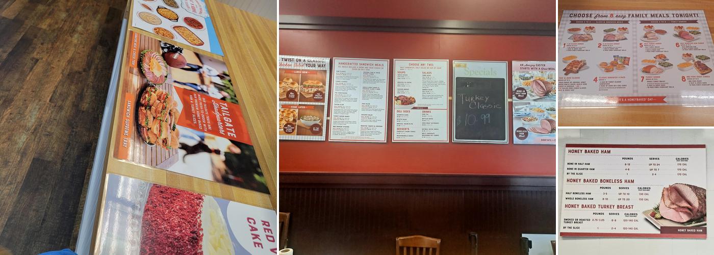 The Honey Baked Ham Company Menu