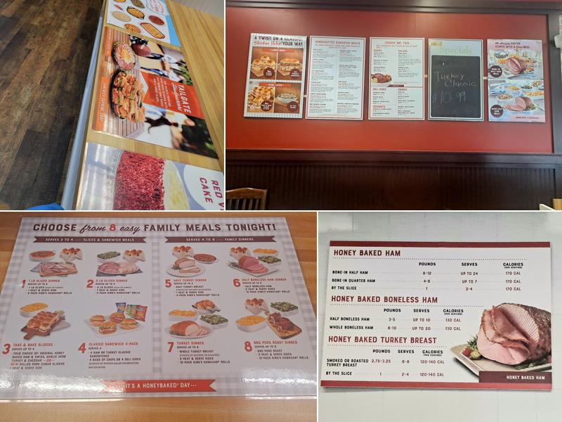 The Honey Baked Ham Company Menu