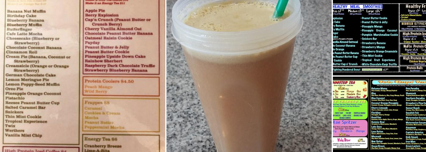 The Nutrition Fix Menu