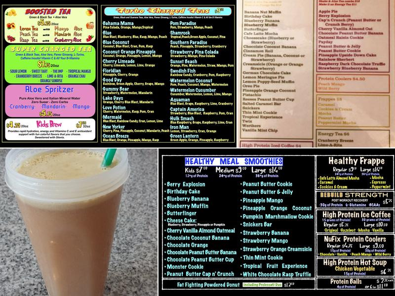 The Nutrition Fix Menu