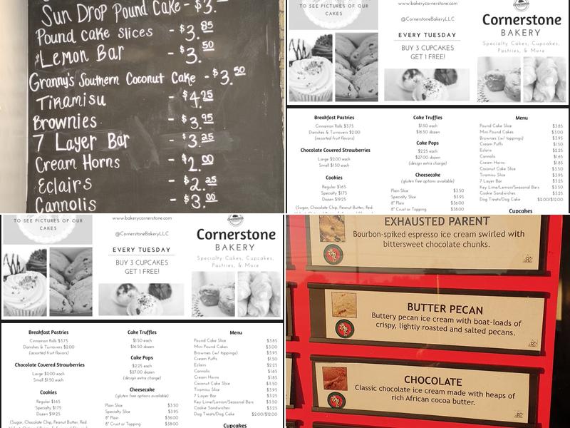 Corner Bakery Menu