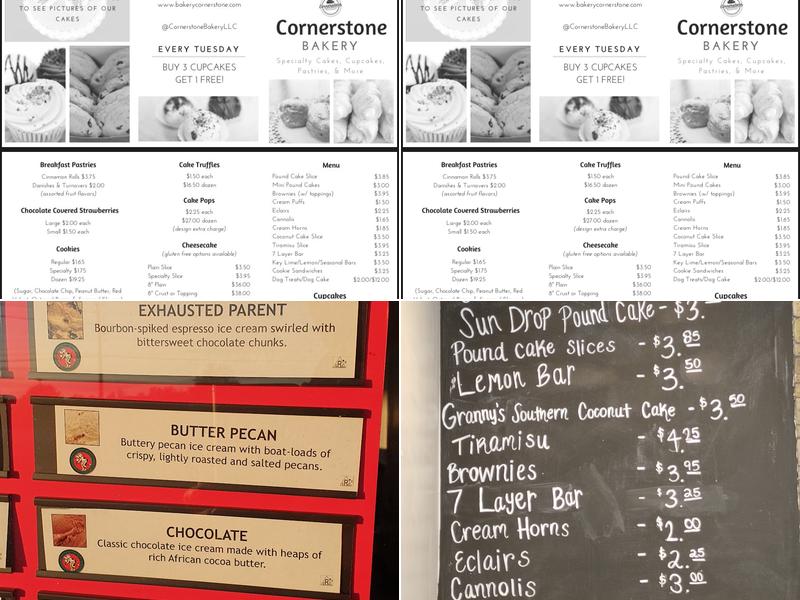 Corner Bakery Menu