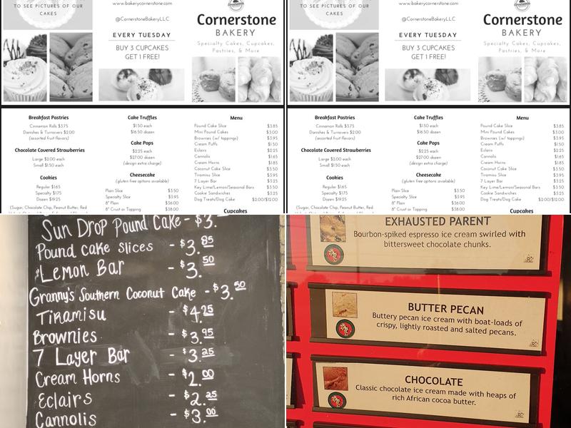 Corner Bakery Menu
