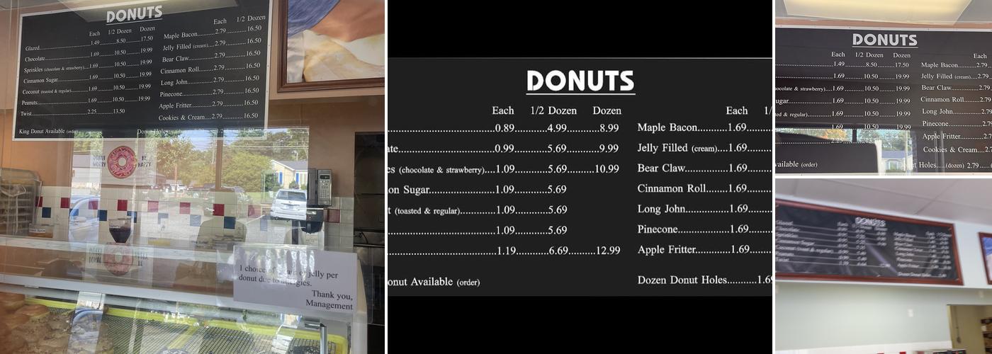 Donut Life Menu