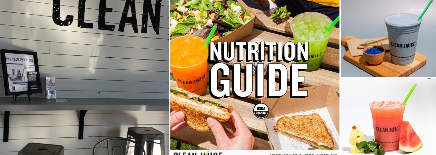Clean Juice Menu