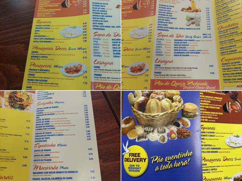 betel bakery Menu