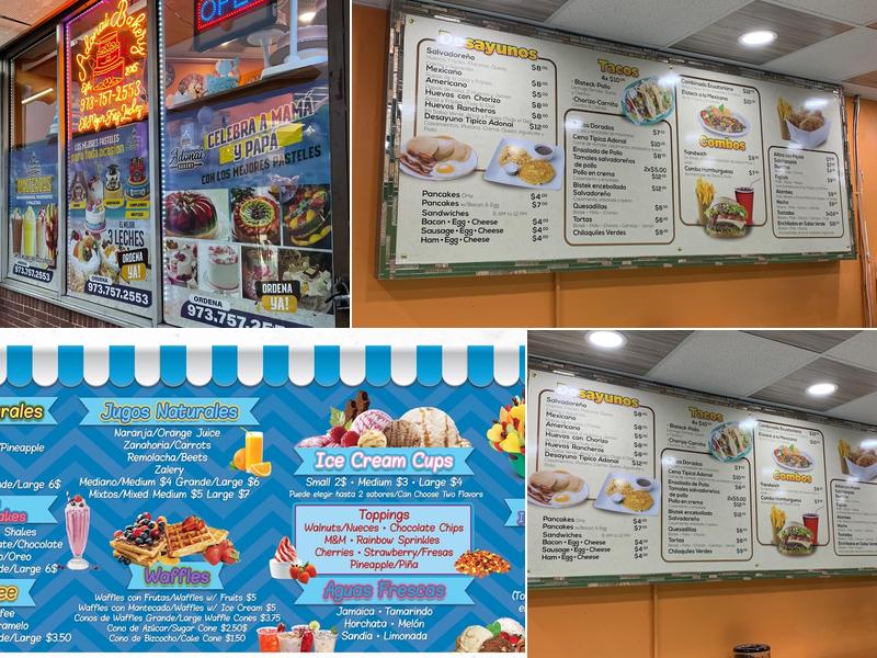 Adonai Bakery Menu