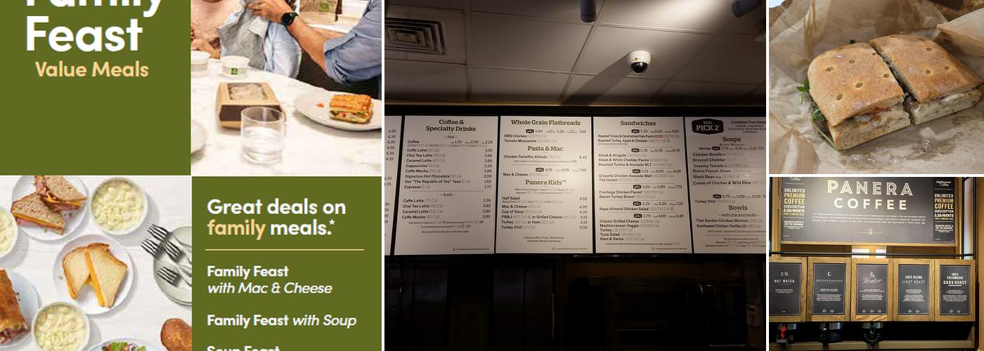 Panera Bread Menu