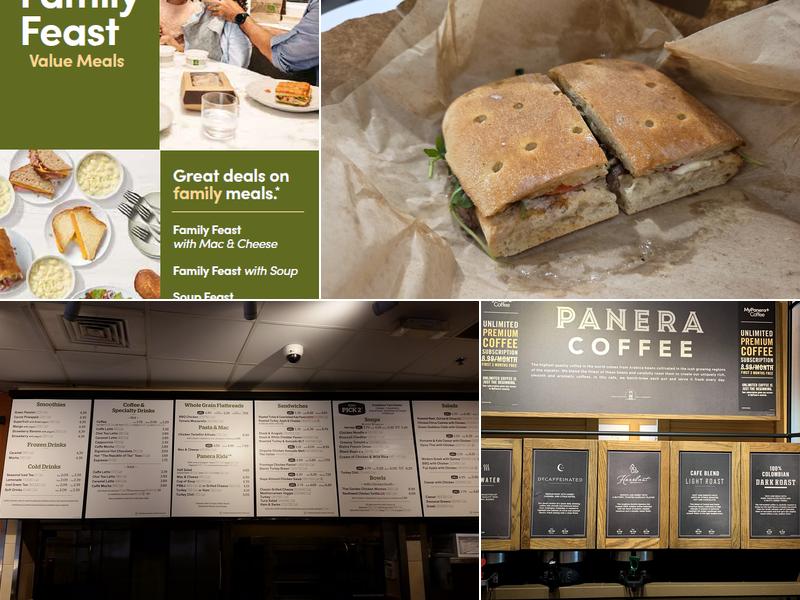 Panera Bread Menu