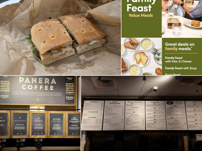 Panera Bread Menu