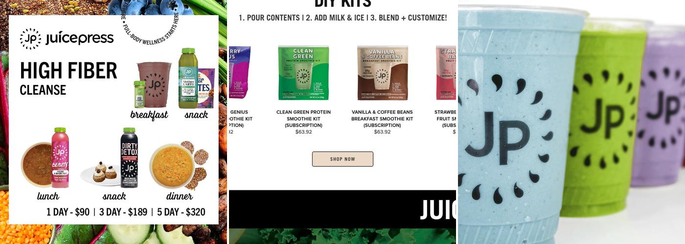 Juice Press Menu