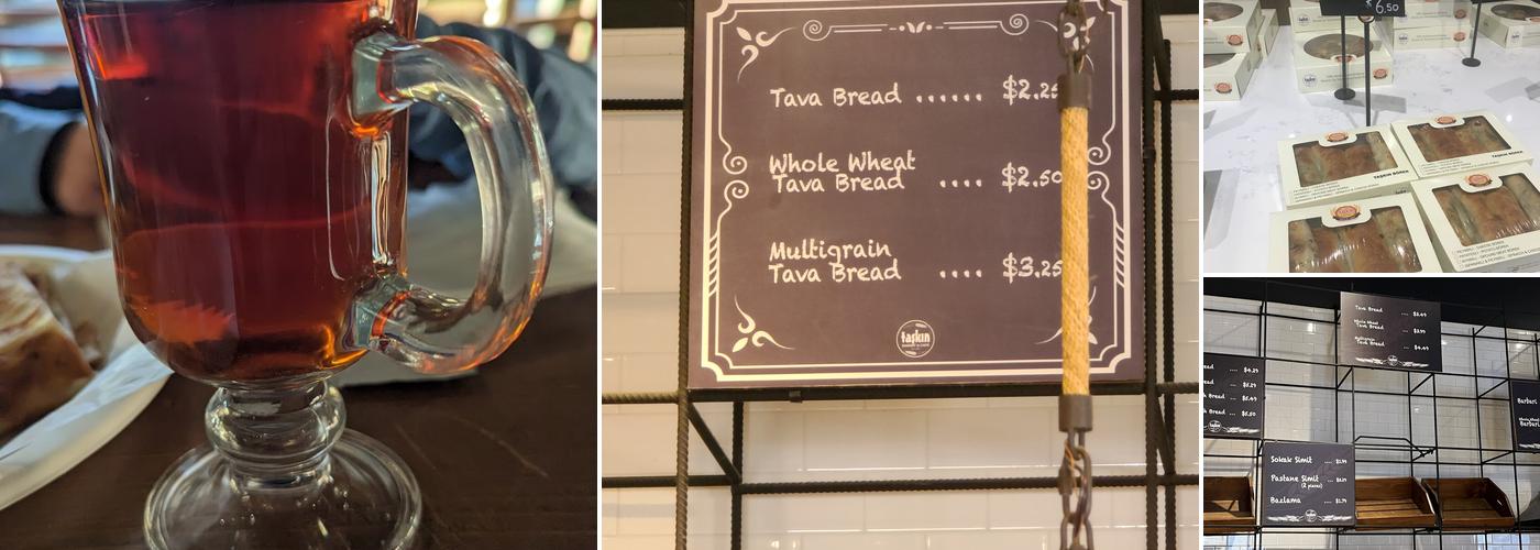 Taskin Bakery & Cafe Menu