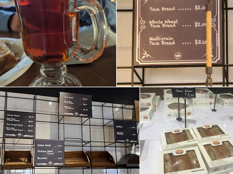 Taskin Bakery & Cafe Menu