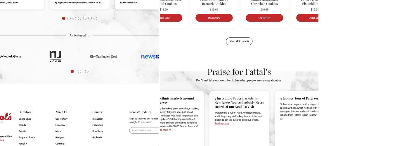 Fattal's Menu